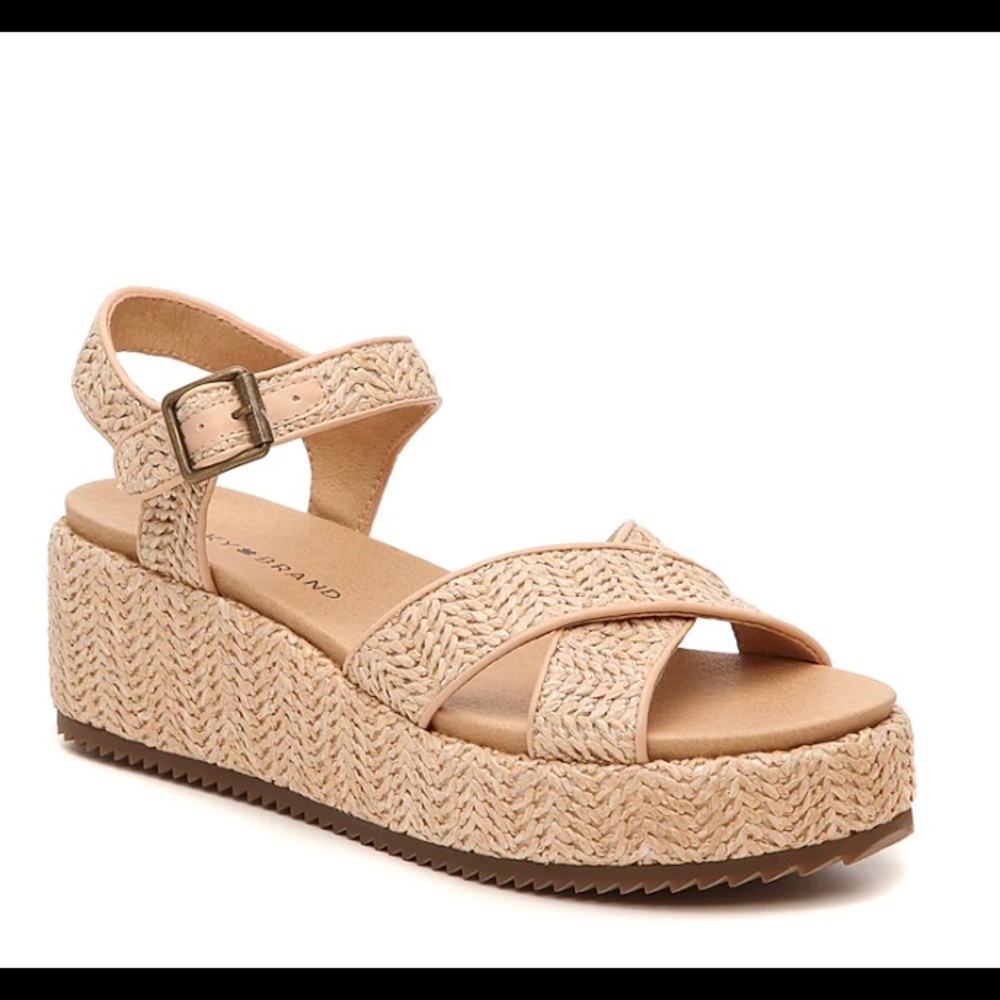 💥 Hot tan wedge heel sandal 💥